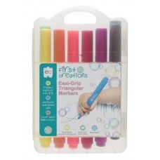 Easi-Grip Triangular Markers 12pk - First Creations