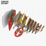 Eugy - Christmas Elf - 3D Cardboard Model
