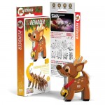 Eugy - Reindeer - 3D Cardboard Model