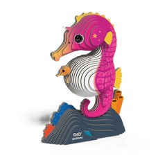 Eugy - Sea Horse - 3D Cardboard Model