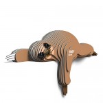 Eugy - Sloth - 3D Cardboard Model