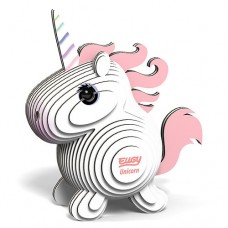 Eugy - Unicorn Pink - 3D Cardboard Model