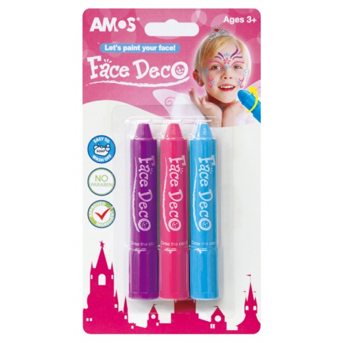 Face Paint Crayons 3 Pack - from who what why