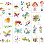 Face Stickers and Tattoos - Fantasy Garden World