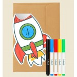  Forever Greeting Card Silicone - Apollo 25 Rocket - Hey Doodle