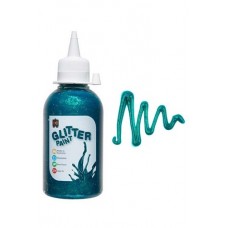 Glitter Paint 250g - Turquoise - Educational Colours