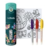 Colouring MiniMat Silicone - Flower Power - Hey Doodle