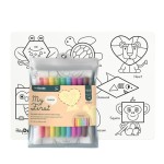 Colouring Mat Silicone - My First Shapes - Hey Doodle