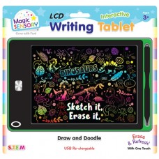 LCD Writing Tablet - USB Rechargeable - Green