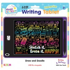 LCD Writing Tablet - USB Rechargeable - Purple