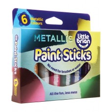 Paint Sticks 6 pack - Metallic - Little Brian