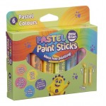 Paint Sticks 6 pack - Pastel - Little Brian 