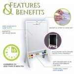 Contempo 2-Sided Easel - Soft White In Store Pickup Only