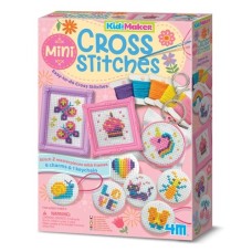 Mini Cross-Stitch Buttons - 4M Craft