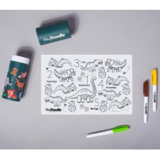 Colouring MiniMat Silicone - Dinosaur Roar - Hey Doodle