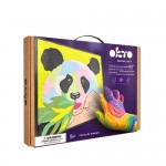 Okto Sensory Art: Panda Coloring with Clay Set