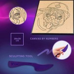 Okto Sensory Art: Pug Coloring with Clay Set Okto Sensory Art: Pug Coloring with Clay Set