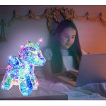 Prismic 3D Puzzle Lantern - Unicorn