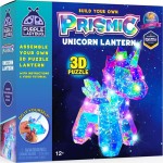 Prismic 3D Puzzle Lantern - Unicorn