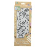 Colouring Mat Silicone - Farm Animals