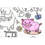 Colouring Mat Silicone - Farm Animals