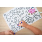 Colouring Mat Silicone - Farm Animals