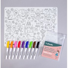 Colouring Mat Silicone - 123 Sugar & Spice - Hey Doodle