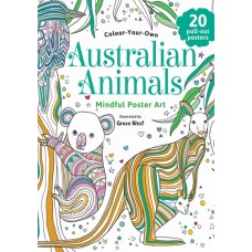 Colour Your Own Wall Art - Australian Animals