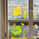 Window Art - Jungle Animals