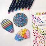 Paint Pens Dot Markers Acrylic - Set of 12 - Life of Colour