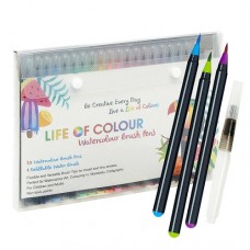 Watercolour Brush Pens - Set of 20 - Life of Colour 