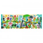 100 pc Djeco Gallery Puzzle - Jungle with Poster