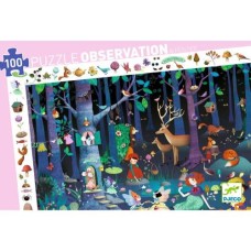 100 pc Djeco Observation Puzzle - Enchanted Forest