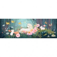 200 pc Djeco Gallery Puzzle - The Edge of the Woods with Poster