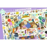 54 pc Djeco Observation Puzzle -  Birthday Party