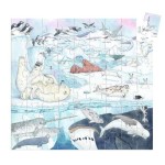 54 pc Djeco Puzzle - Polar Softness - Shaped Box 54 pc Djeco Puzzle - Polar Softness - Shaped Box