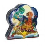 24 pc Djeco Puzzle - Aladdin - Silhouette Box 