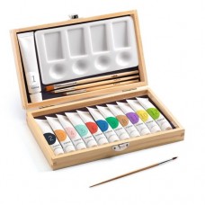 Artist's Box with 12 Gouaches Tubes - Djeco