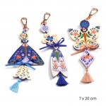 DIY Butterfly Bag Charms - Djeco