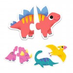 Duo Puzzles 2pc - Dinosaurs - Djeco 