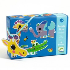 Duo Puzzles 12pc - Animals - Djeco 