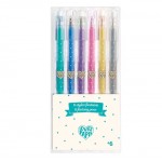Glitter Pens- Set of 6 - Djeco