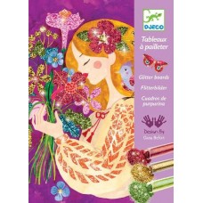 Glitter Art Boards Scents of Flowers - Djeco