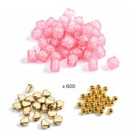 Bead Set - Alphabet Gold - Djeco