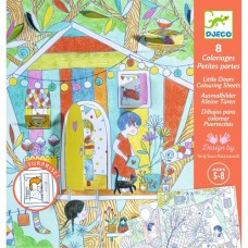 Ninas Play Tent Colouring Surprise Kit - Djeco