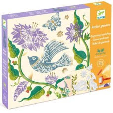 Passionflower Engraving & Painting Workshop - Djeco