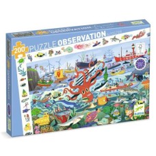 200 pc Djeco Observation Puzzle - Secrets of the Sea 200 pc Djeco Observation Puzzle - Secrets of the Sea
