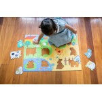 Tactile Farm 20pc Giant Puzzle - Djeco