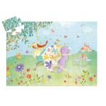 36 pc Djeco Puzzle - The Princess of Spring - Silhouette Box 