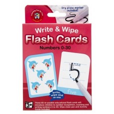 Flashcards Numbers 0-30 - Write & Wipe - Learning Can be Fun